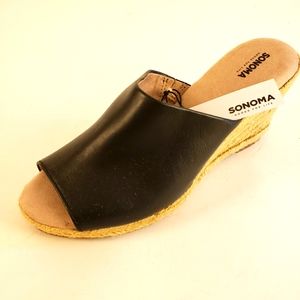 Sonoma womens mule wedge shoes sandals